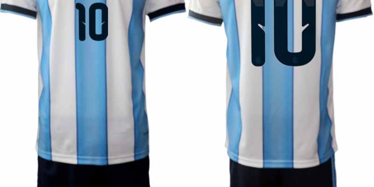 Ny Argentina 2026 VM Hemmafotbollströja Till Salu Köp Online